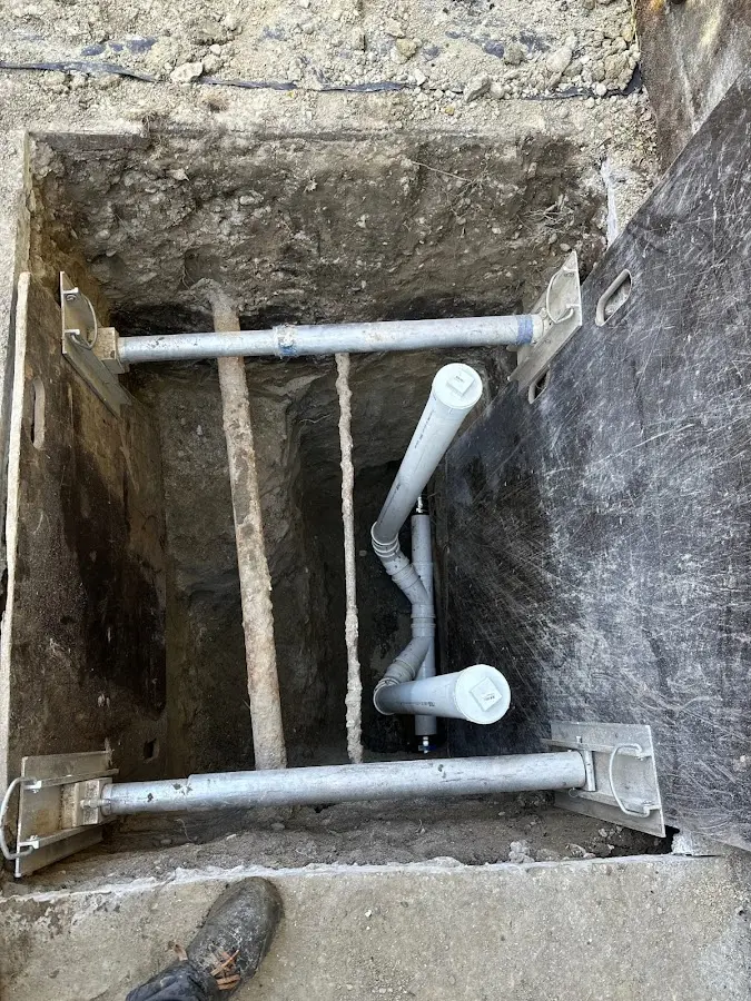 Experienced plumber completing Gas Line Repair work in Burton